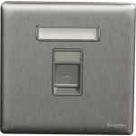 Schneider Electric UNICA X 單位RJ45數據插座 (炫星銀) | NUX31RJ6_SS